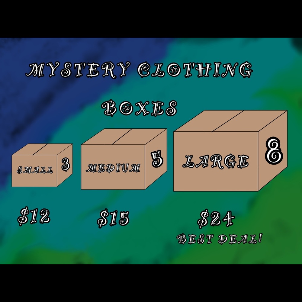 ‼️MYSTERY CLOTHING BOXES‼️